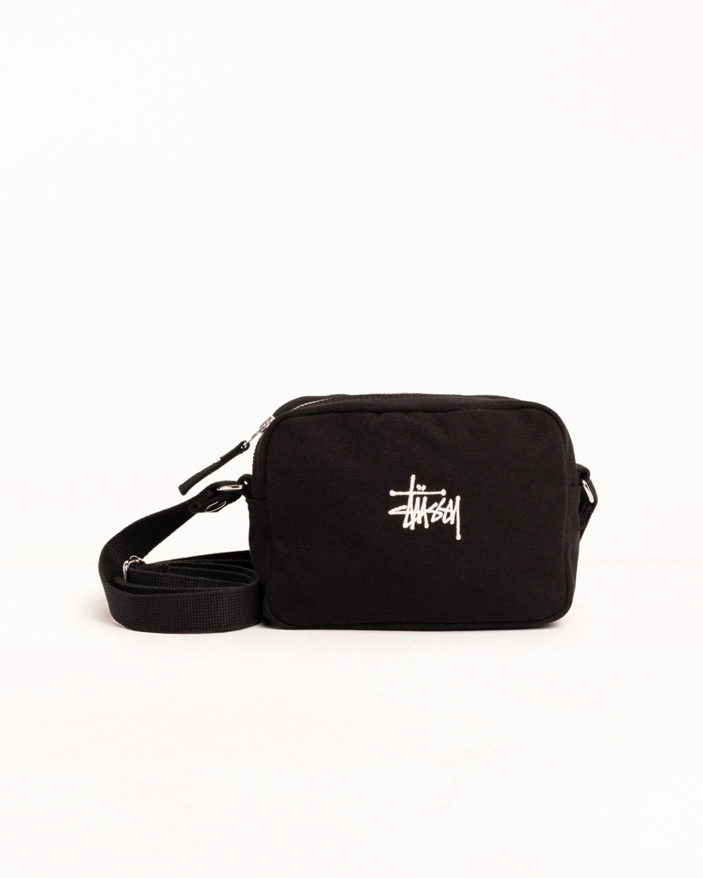 Canvas Side Pouch Accessories In Black | hero:main:collection:bags,new-arrivals,shirts,tops-shirts,all,tees,outerwear,denim,knits,accessories,sunglasses,hoodies,sweats,mens-hoodies-sweatshirts,shorts,pants,bottoms,crew-sweats,zip-ups,swim,sweatpants, | product-card-slider
