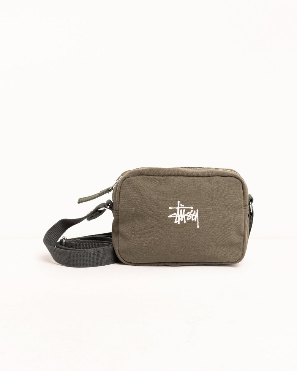 Canvas Side Pouch Accessories In Green | hero:main:collection:bags,new-arrivals,shirts,tops-shirts,all,tees,outerwear,denim,knits,accessories,sunglasses,hoodies,sweats,mens-hoodies-sweatshirts,shorts,pants,bottoms,crew-sweats,zip-ups,swim,sweatpants, | product-card-slider