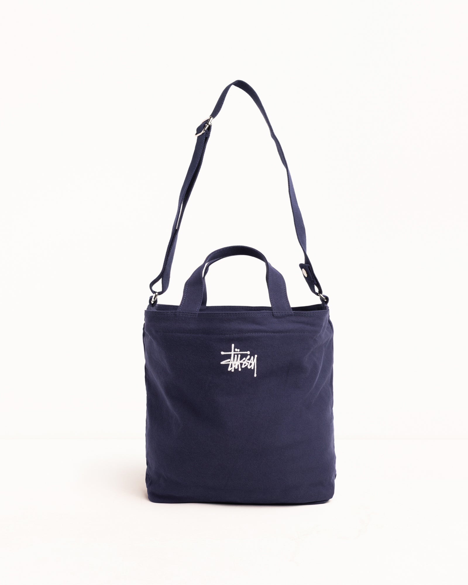 Canvas Crossbody Bag Unisex In Navy | hero:main:collection:new-arrivals,shirts,tops-shirts,all,tees,outerwear,denim,knits,accessories,sunglasses,hoodies,sweats,mens-hoodies-sweatshirts,shorts,pants,bottoms,crew-sweats,zip-ups,swim,sweatpants,bags, | product-card-slider