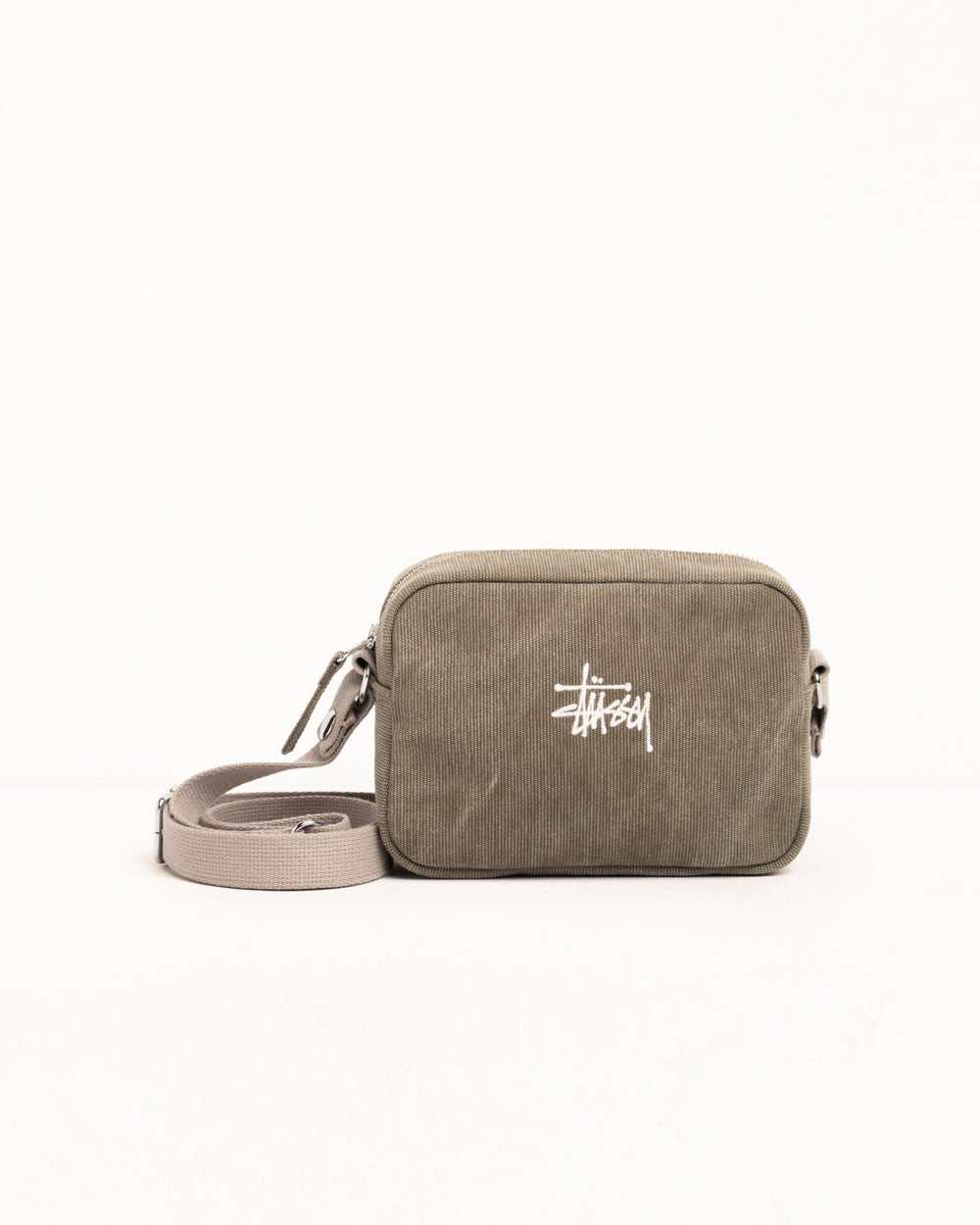 Waxed Canvas Side Pouch Accessories In Stone | hero:main:collection:bags,new-arrivals,shirts,tops-shirts,all,tees,outerwear,denim,knits,accessories,sunglasses,hoodies,sweats,mens-hoodies-sweatshirts,shorts,pants,bottoms,crew-sweats,zip-ups,swim,sweatpants, | product-card-slider
