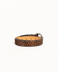 Bamboo Buckle Belt Accessories In Hairy Leopard Pattern | product-card-slider