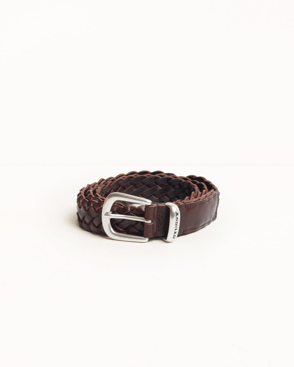 Leather Braided Belt Unisex In Brown | hero:main:collection:new-arrivals,shirts,tops-shirts,all,tees,outerwear,denim,knits,accessories,sunglasses,hoodies,sweats,mens-hoodies-sweatshirts,shorts,pants,bottoms,crew-sweats,zip-ups,swim,sweatpants, | product-card-slider