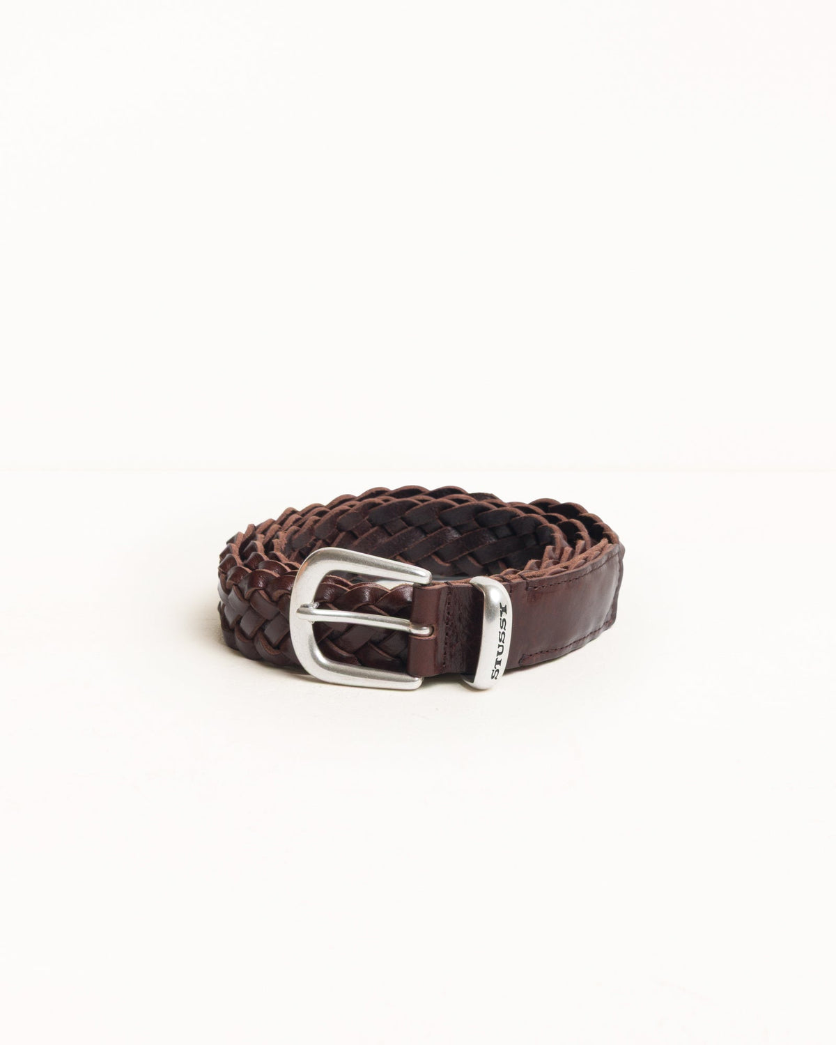 Leather Braided Belt Unisex In Brown | hero:main:collection:new-arrivals,shirts,tops-shirts,all,tees,outerwear,denim,knits,accessories,sunglasses,hoodies,sweats,mens-hoodies-sweatshirts,shorts,pants,bottoms,crew-sweats,zip-ups,swim,sweatpants, | product-card-slider