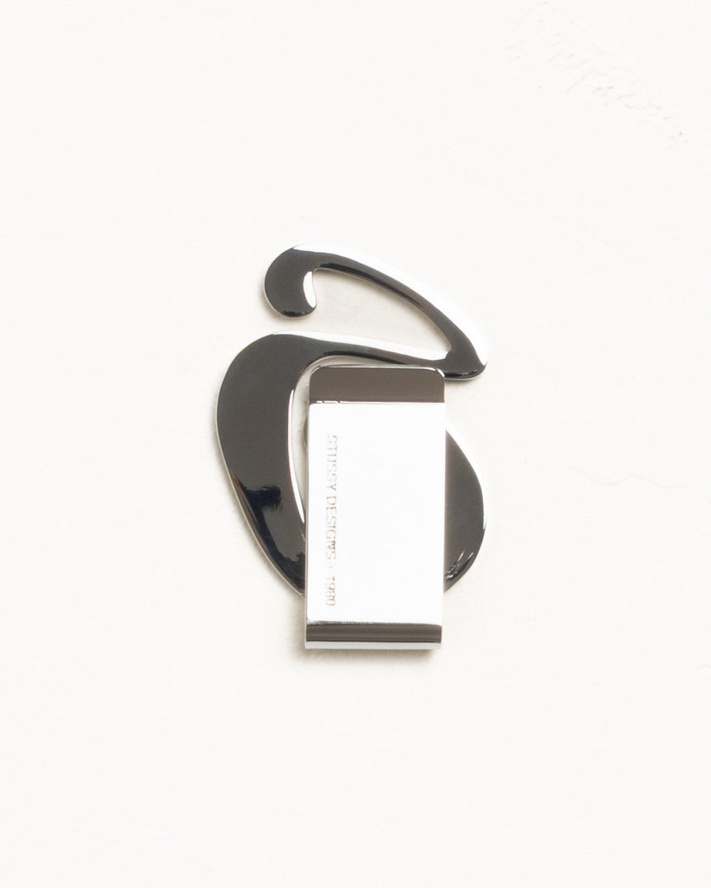 Swirly S Money Clip Accessories In Silver