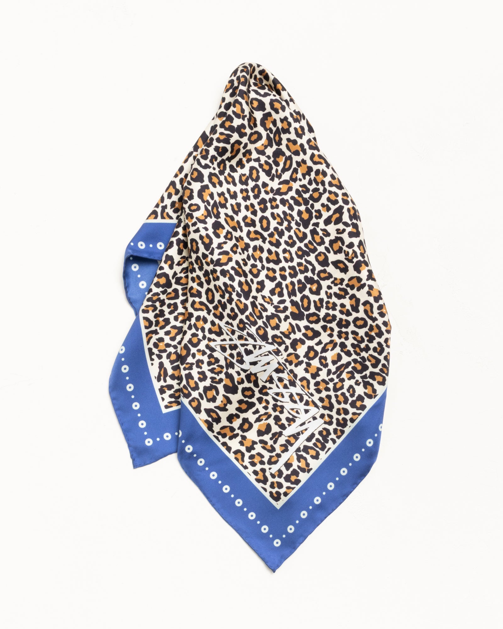 Pattern Silk Bandana Accessories In Leopard | hero:main:collection:new-arrivals,shirts,tops-shirts,all,tees,outerwear,denim,knits,accessories,sunglasses,hoodies,sweats,mens-hoodies-sweatshirts,shorts,pants,bottoms