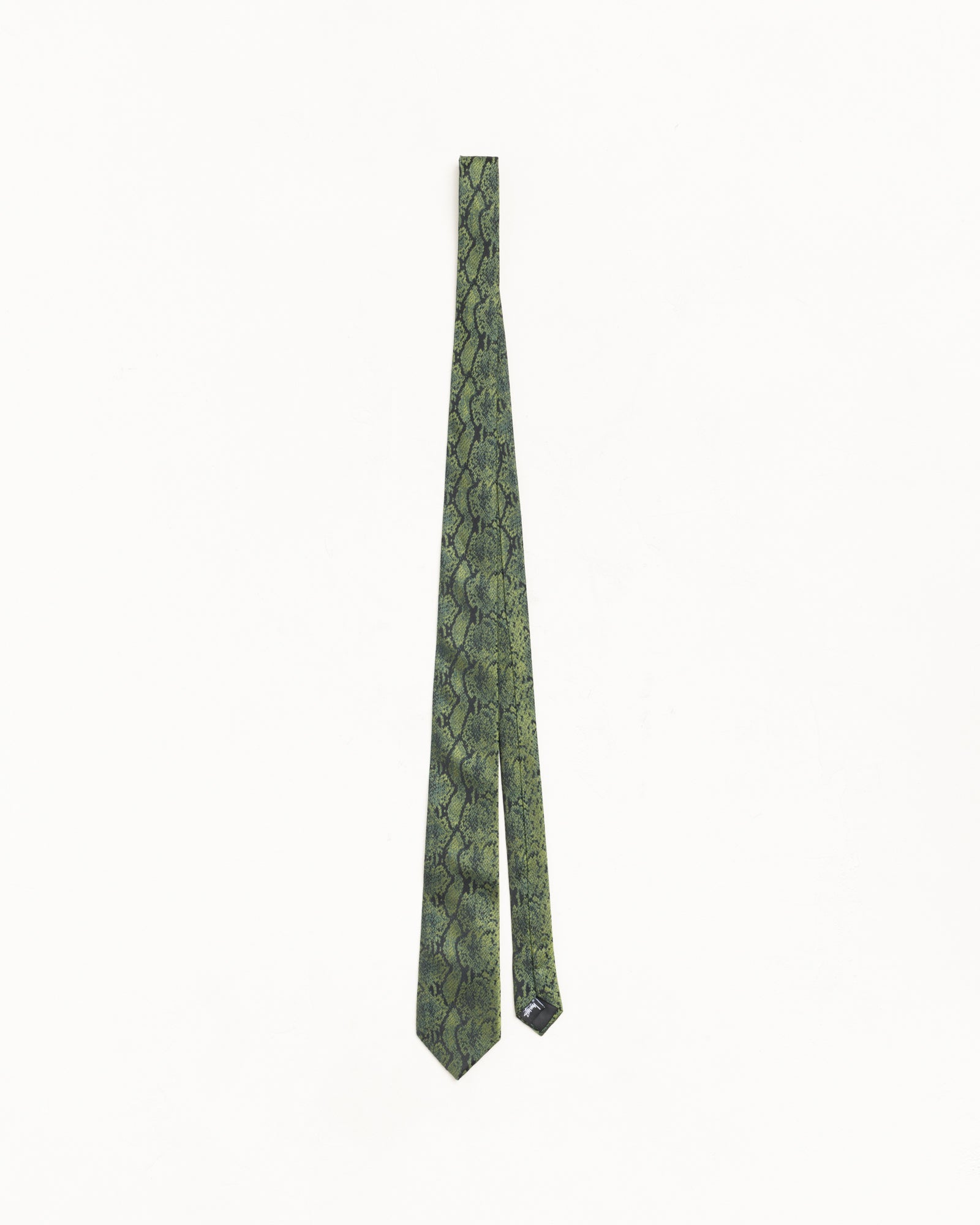 Silk Python Tie Unisex In Green | product-card-slider