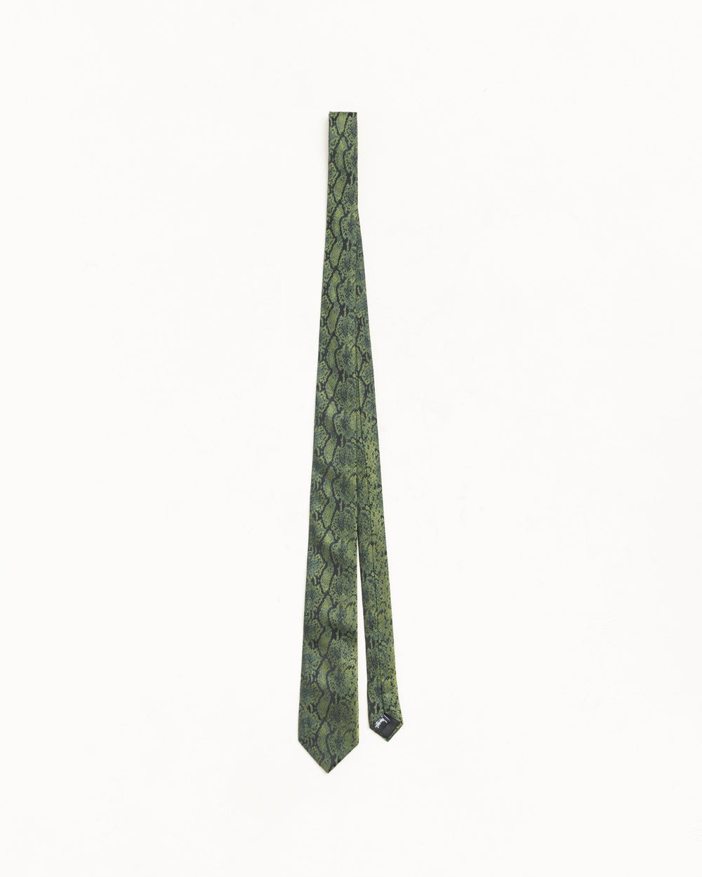 Silk Python Tie Unisex In Green | product-card-slider