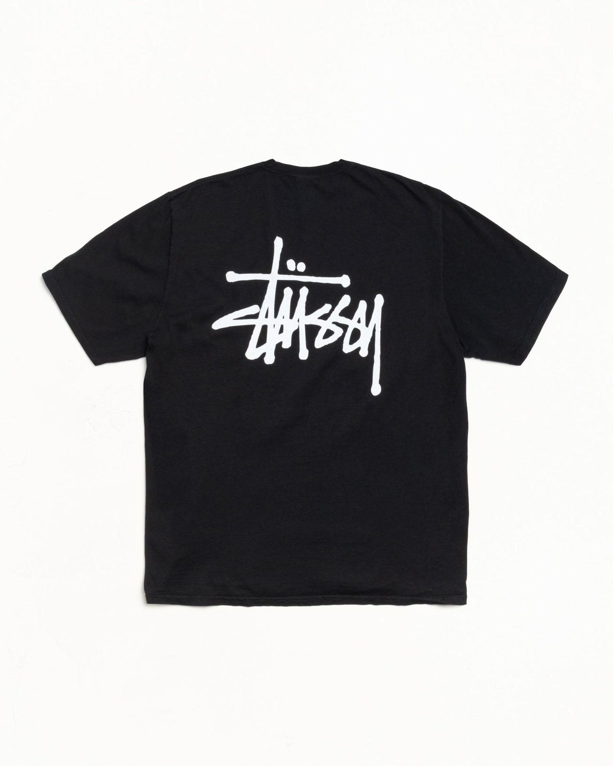 Basic Stussy Pig. Dyed Tee Mens Short Sleeve In Black | hero:main:collection:new-arrivals,shirts,tops-shirts,all,tees,basic-stussy-tees, | product-card-slider