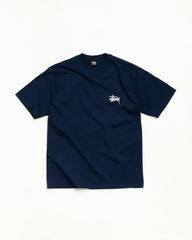 Basic Stüssy Tee unisex short-sleeve in navy blue | product-card-slider