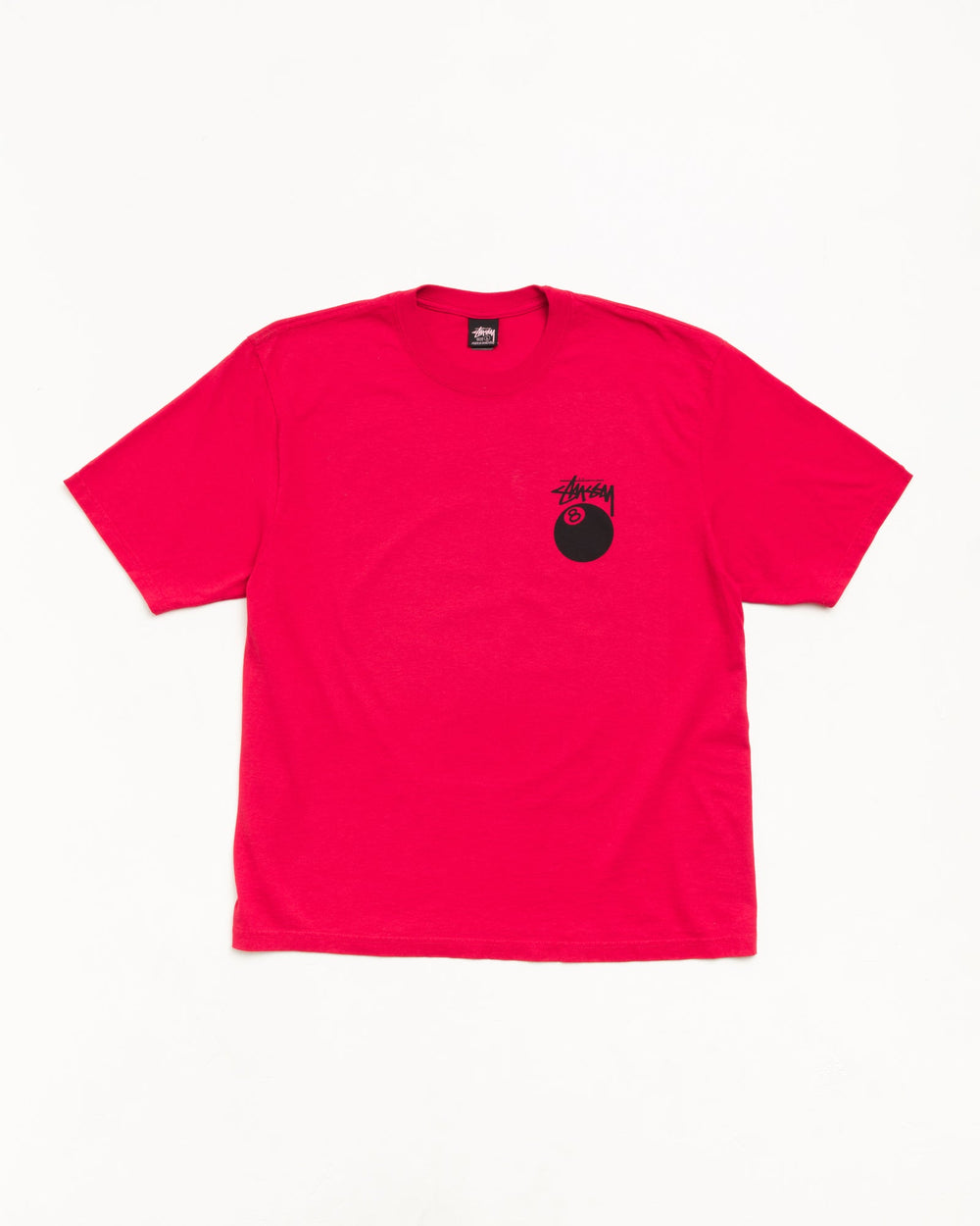8 Ball Pig. Dyed Tee Unisex Short Sleeve In Red | product-card-slider