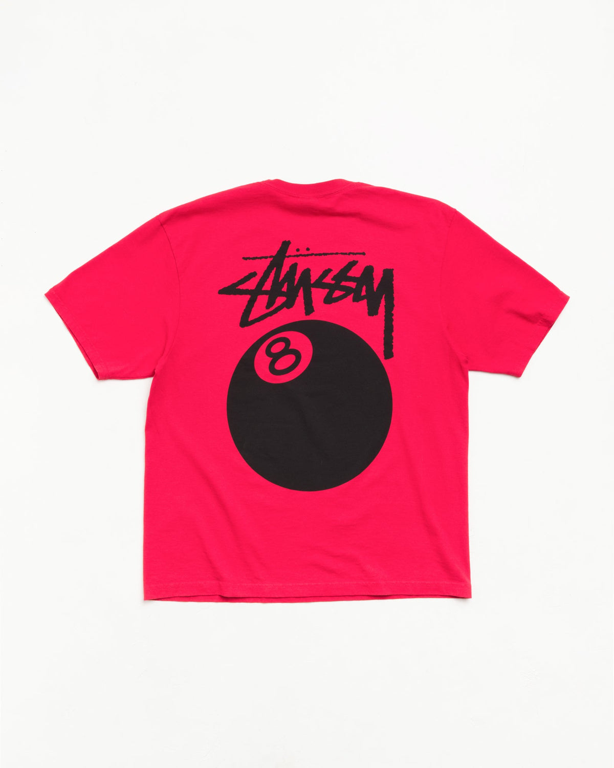 8 Ball Pig. Dyed Tee Unisex Short Sleeve In Red | hero:main:collection:new-arrivals,shirts,tops-shirts,all,tees,outerwear,denim,knits,accessories,sunglasses,hoodies,sweats,mens-hoodies-sweatshirts,shorts,pants,bottoms,crew-sweats,zip-ups,swim,sweatpants,graphics,lazy-tees,swim,basic-9twenty,button-ups,shorts,cargos,denim-jeans,bottoms,bags,belts,wearables,gear,footwear,button-ups,basic-tops,jerseys,big-ol,classics,slim,jackets,all, | product-card-slider