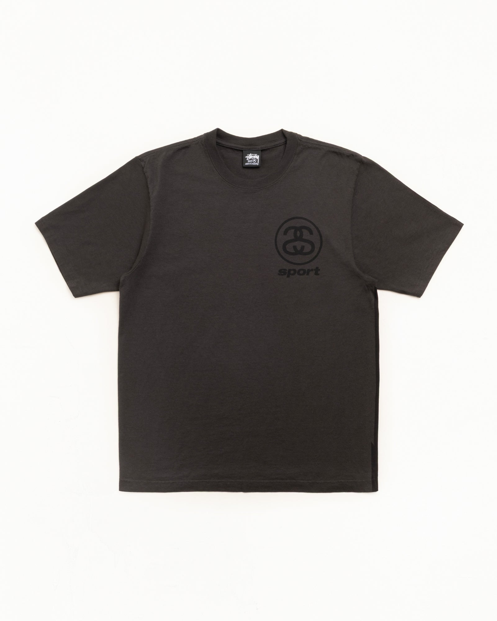 Link Sport Pig. Dyed Tee Unisex Short Sleeve In Faded Black | product-card-slider
