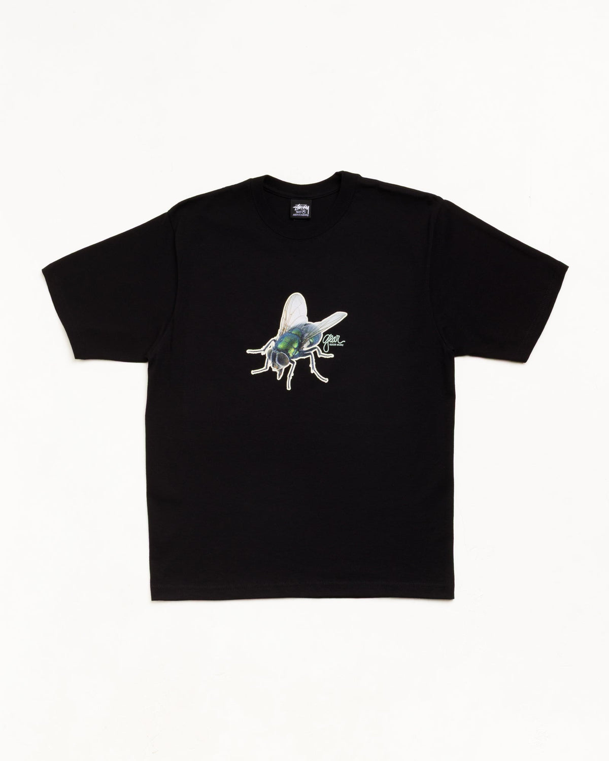 Fly Gear Tee Unisex Short Sleeve In Black | hero:main:collection:new-arrivals,shirts,tops-shirts,all,tees,outerwear,denim,knits,accessories,sunglasses,hoodies,sweats,mens-hoodies-sweatshirts,shorts,pants,bottoms,crew-sweats,zip-ups,swim,sweatpants,graphics,lazy-tees,mens-swim,womens-swim,swim,basic-9twenty,button-ups,jerseys,thermals,shorts,trunks,cargos,denim-jeans,bottoms,bags,belts,wearables,gear,footwear,button-ups,basic-tops,jerseys, | product-card-slider