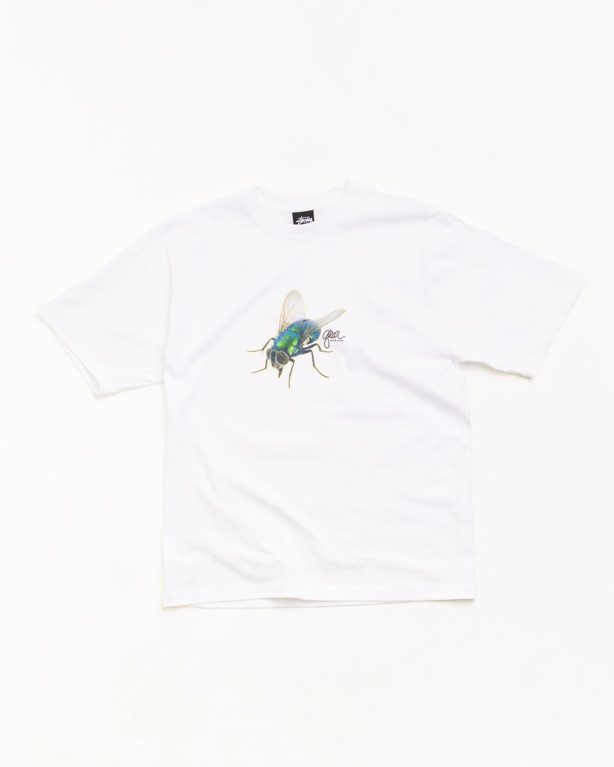 Fly Gear Tee Unisex Short Sleeve In White | hero:main:collection:new-arrivals,shirts,tops-shirts,all,tees,outerwear,denim,knits,accessories,sunglasses,hoodies,sweats,mens-hoodies-sweatshirts,shorts,pants,bottoms,crew-sweats,zip-ups,swim,sweatpants,graphics,lazy-tees,mens-swim,womens-swim,swim,basic-9twenty,button-ups,jerseys,thermals,shorts,trunks,cargos,denim-jeans,bottoms,bags,belts,wearables,gear,footwear,button-ups,basic-tops,jerseys, | product-card-slider