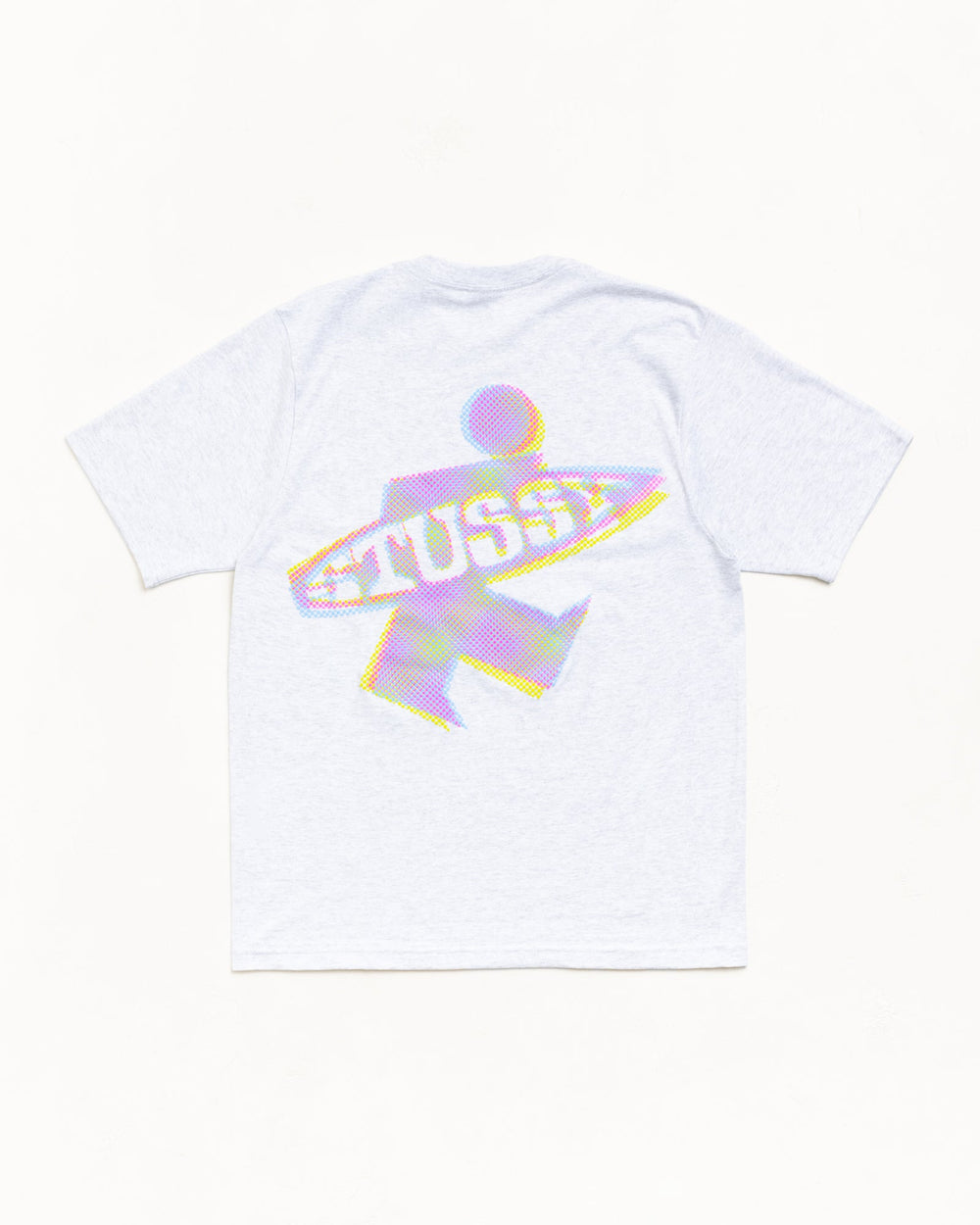Dot Surf Tee Unisex Short Sleeve In Ash Heather | hero:main:collection:graphics,lazy-tees,mens-swim,womens-swim,swim,basic-9twenty,button-ups,jerseys,thermals,shorts,trunks,cargos,denim-jeans,bottoms,bags,belts,wearables,gear,footwear,new-arrivals,shirts,tops-shirts,all,tees,outerwear,denim,knits,accessories,sunglasses,hoodies,sweats,mens-hoodies-sweatshirts,shorts,pants,bottoms,crew-sweats,zip-ups,swim,sweatpants, | product-card-slider