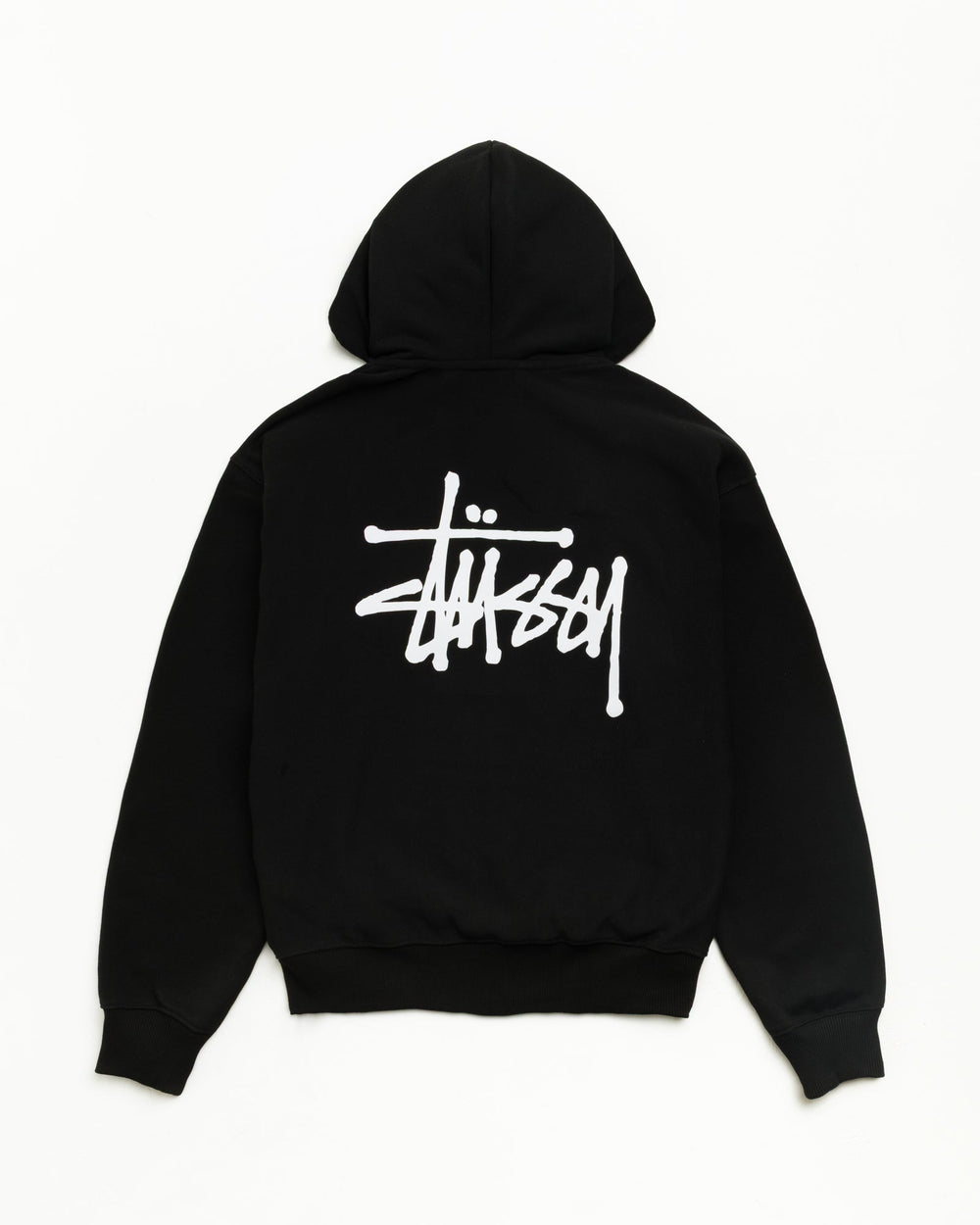 Basic Stüssy Zip Hoodie in Black | product-card-slider