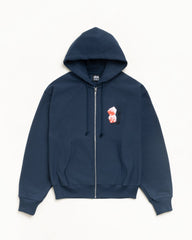 Tall Dice Zip Hood Mens Long Sleeve In Navy | hero:main:collection:new-arrivals,shirts,tops-shirts,all,tees,outerwear,denim,knits,accessories,sunglasses,hoodies,sweats,mens-hoodies-sweatshirts,shorts,pants,bottoms,crew-sweats | product-card-slider