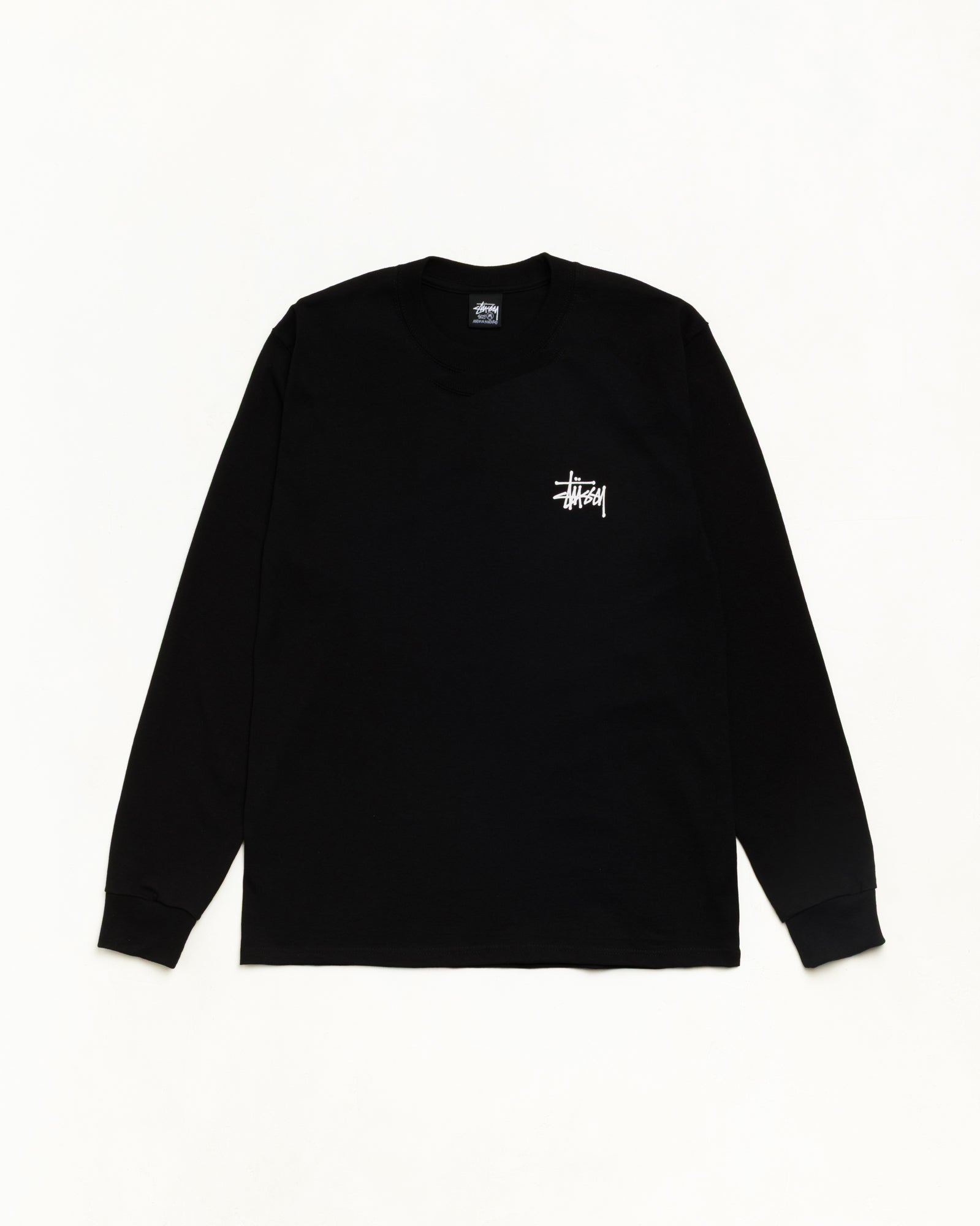 Basic Stüssy LS Tee Tee in Black | product-card-slider
