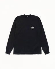 Basic Stussy Ls Tee Mens Long Sleeve In Black | product-card-slider