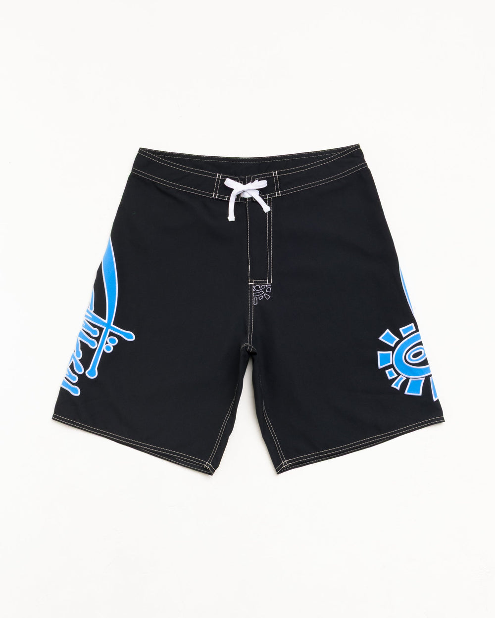 Stüssy & Always Board Short Boardshorts in Black | hero:main:collection:new-arrivals,shirts,tops-shirts,all,tees,outerwear,denim,knits,accessories,sunglasses,hoodies,sweats,mens-hoodies-sweatshirts,shorts,pants,bottoms,crew-sweats,zip-ups,swim,sweatpants,graphics,lazy-tees,mens-swim,womens-swim,swim,shorts,trunks,cargos,denim-jeans,bottoms,basic-tops,jerseys,always,always-do-what-you-should-do, | product-card-slider