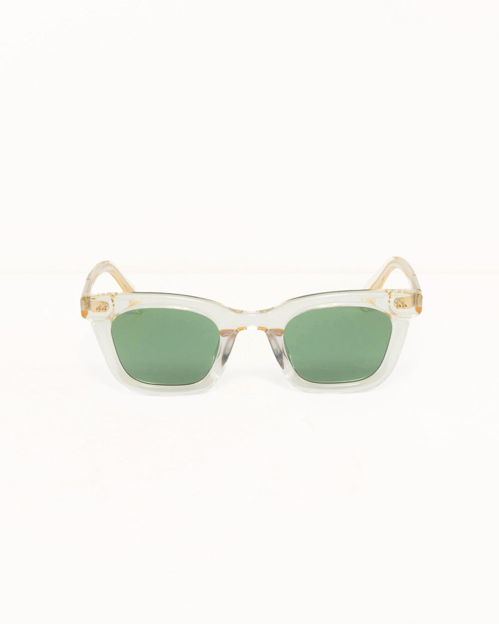 Ace Sunglasses Accessories In Bone / Green Lens | hero:main:collection:new-arrivals,shirts,tops-shirts,all,tees,outerwear,denim,knits,accessories,sunglasses,hoodies,sweats,mens-hoodies-sweatshirts,shorts,pants,bottoms | product-card-slider