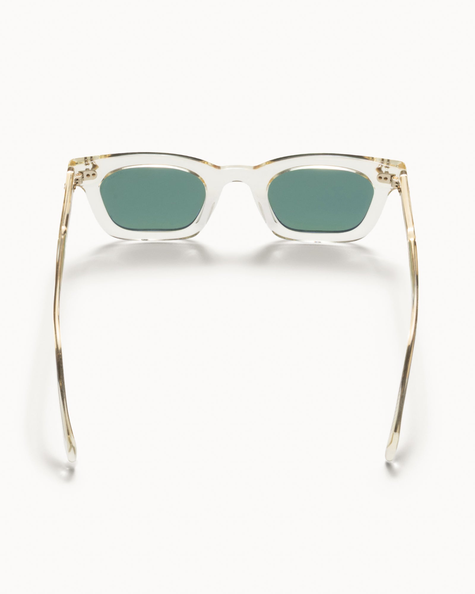 Ace Sunglasses Accessories In Bone / Green Lens