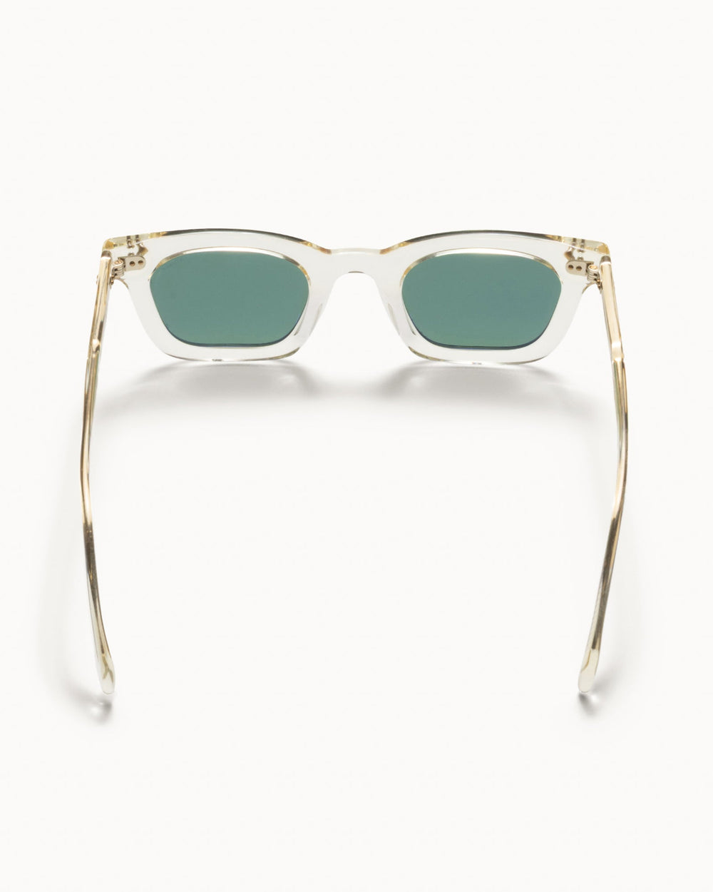 Ace Sunglasses Accessories In Bone / Green Lens