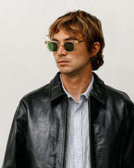 Ace Sunglasses Accessories In Bone / Green Lens
