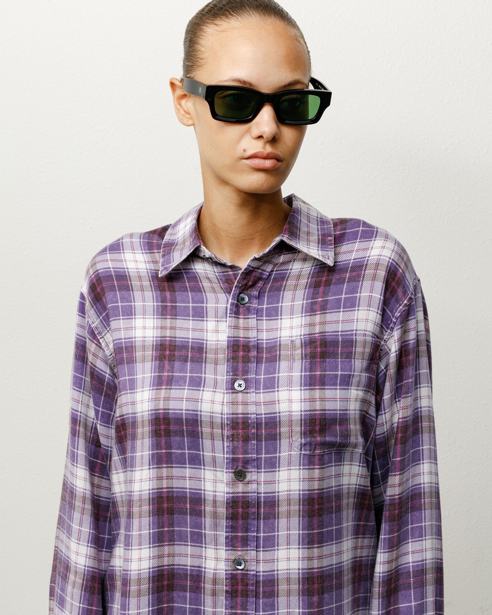 Vincent Sunglasses Accessories In Black / Green Lens