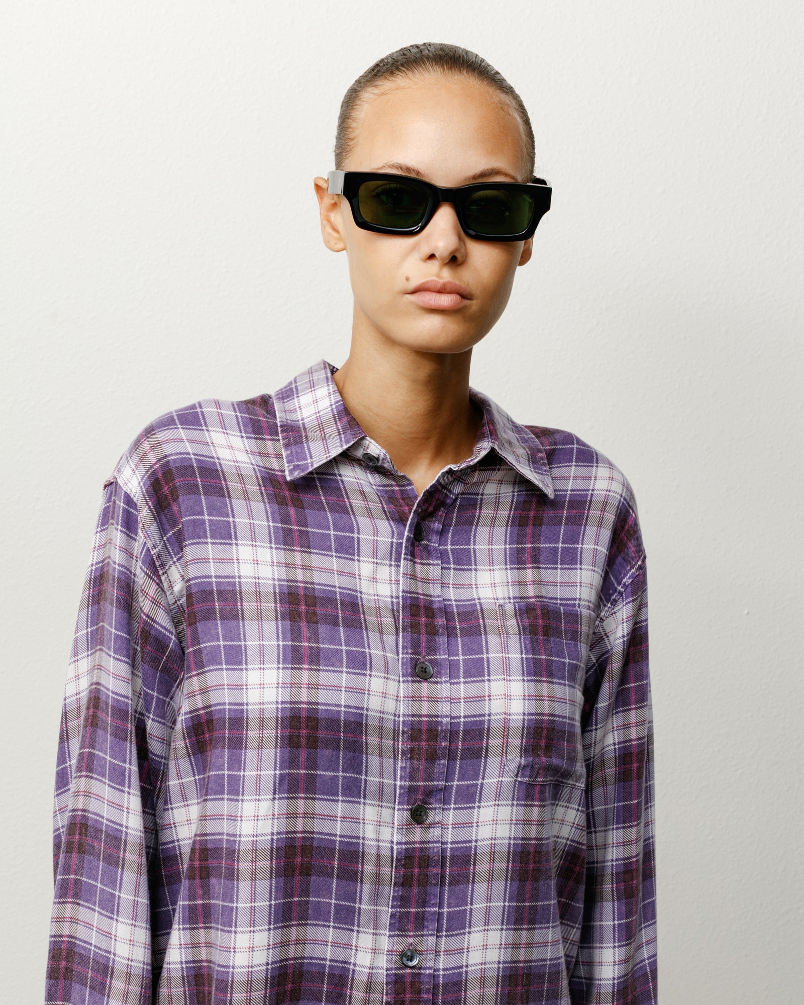 Vincent Sunglasses Accessories In Black / Green Lens