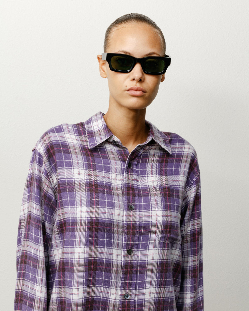 Vincent Sunglasses Accessories In Black / Green Lens