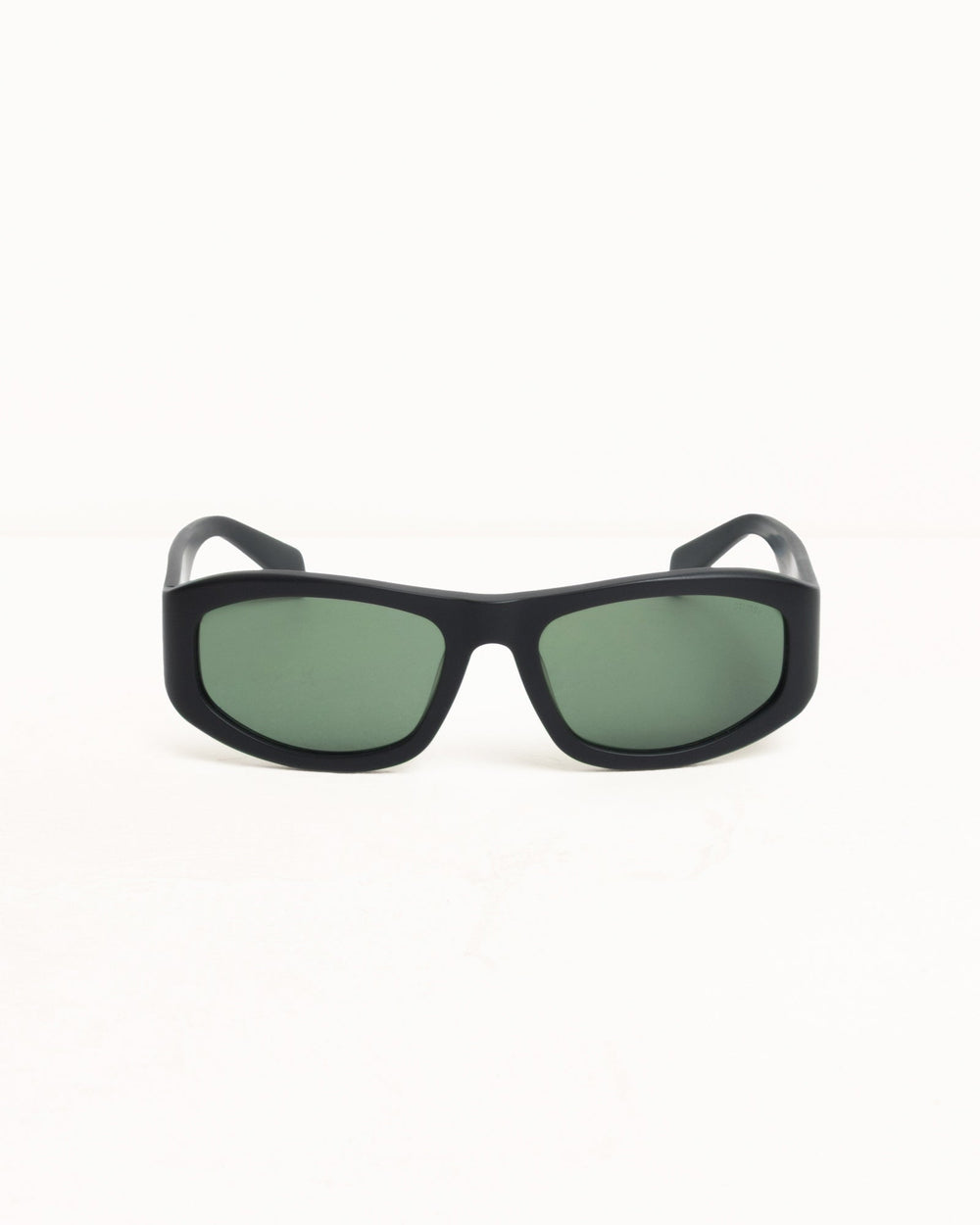 Landon Sunglasses Accessories In Matte Black/green Lens | hero:main:collection:new-arrivals,shirts,tops-shirts,all,tees,outerwear,denim,knits,accessories,hoodies,sweats,mens-hoodies-sweatshirts,shorts,pants,bottoms,sunglasses, | product-card-slider