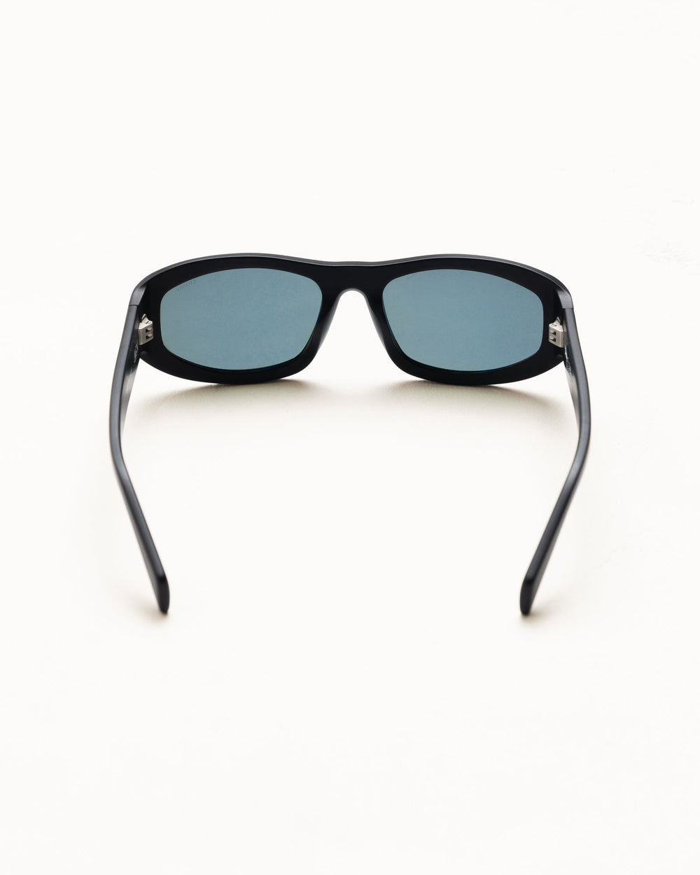 Landon Sunglasses Accessories In Matte Black/green Lens