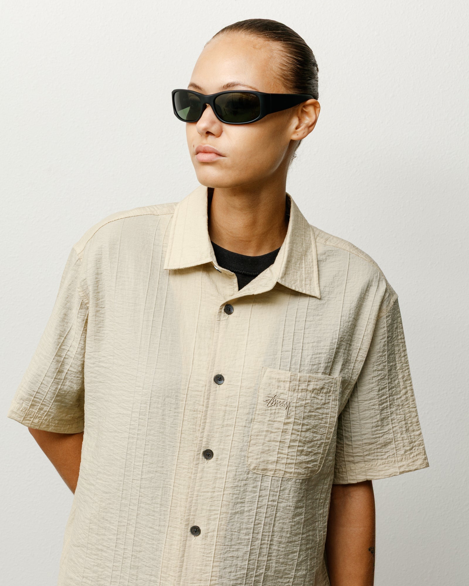 Mikey Sunglasses Accessories In Rubr Blk/dk Grn Lens