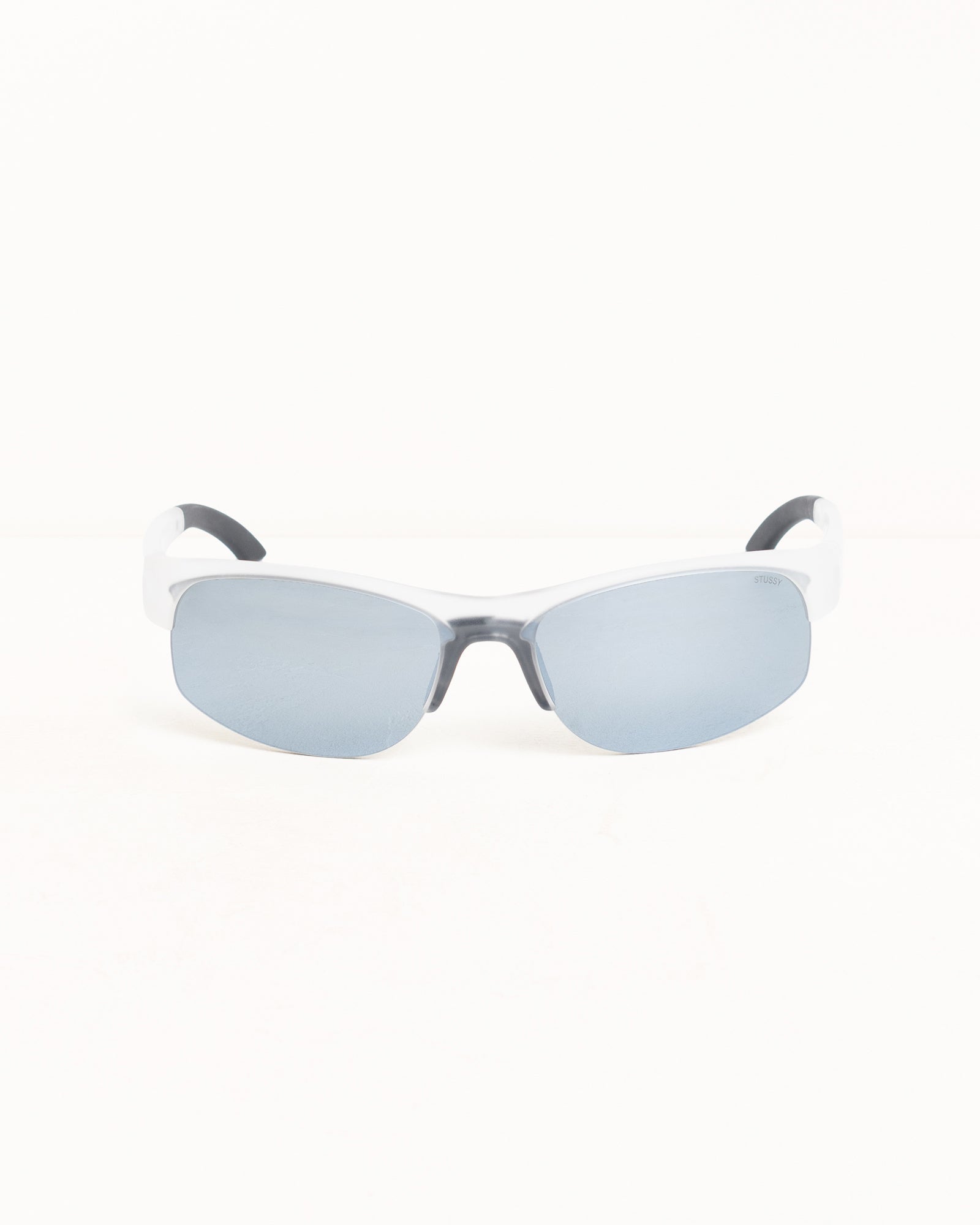 Hiro Sunglasses Unisex In Frost Clear / Mirror Lens | hero:main:collection:new-arrivals,shirts,tops-shirts,all,tees,outerwear,denim,knits,accessories,sunglasses,hoodies,sweats,mens-hoodies-sweatshirts,shorts,pants,bottoms,crew-sweats,zip-ups,swim,sweatpants, | product-card-slider