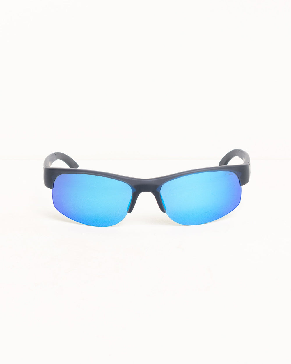 Hiro Sunglasses Unisex In Frost Black/blue Mirror Lens | hero:main:collection:new-arrivals,shirts,tops-shirts,all,tees,outerwear,denim,knits,accessories,sunglasses,hoodies,sweats,mens-hoodies-sweatshirts,shorts,pants,bottoms,crew-sweats,zip-ups,swim,sweatpants, | product-card-slider